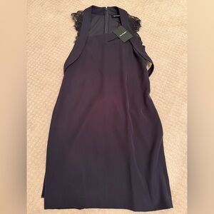 The Kooples Elegant Black Sleeveless Dress